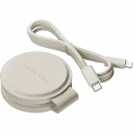 Зарядний пристрій бездротовий Satechi OntheGo 2-in-1 Wireless Charger Sand