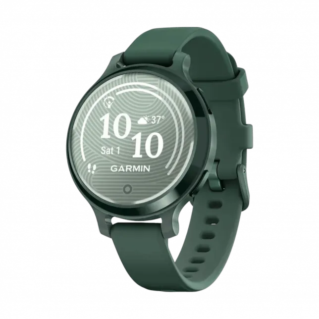 Смарт-годинник Garmin Lily 2 Active Jasper Green з Jasper Green зеленим силіконовим ремінцем