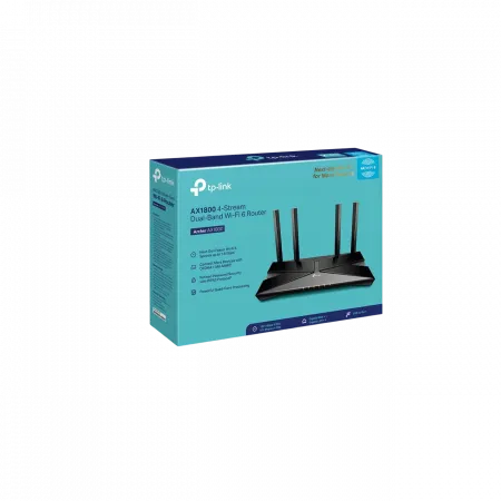 Маршрутизатор TP-LINK ARCHER AX1800 AX1800, 4xGE LAN, 1xGE WAN, MESH