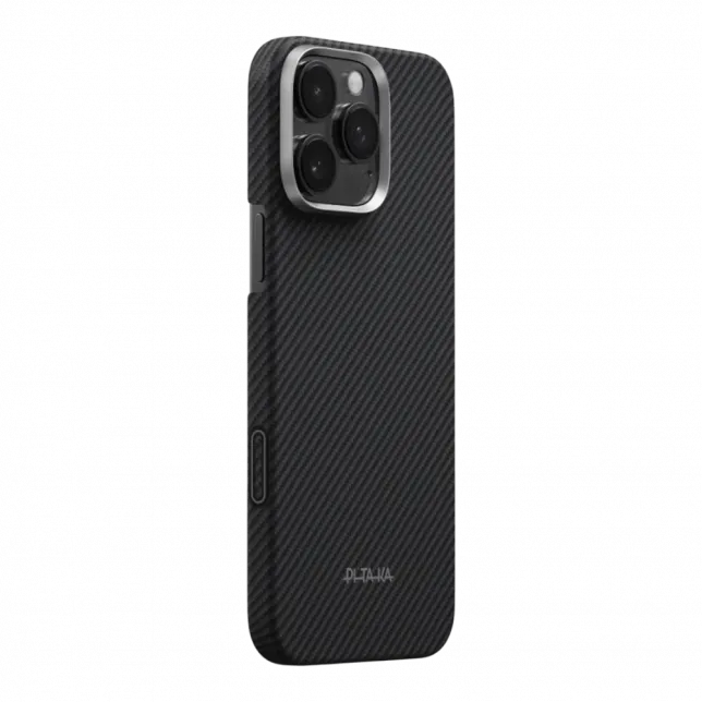 Чохол Pitaka Ultra-Slim Classic Twill 600D PitaTap для iPhone 16 Pro Max Black/Grey