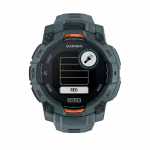 Смарт-годинник Garmin Instinct 3 45 мм, Solar Twilight сірий з Twilight сірим силіконовим ремінцем