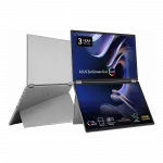 Монітор портативний Asus 2x14" ZenScreen DUO MQ149CD mHDMI, 2xUSB-C, OLED, 1920x1200, 16:10, DCI-P3 100%, HDR400, Cover