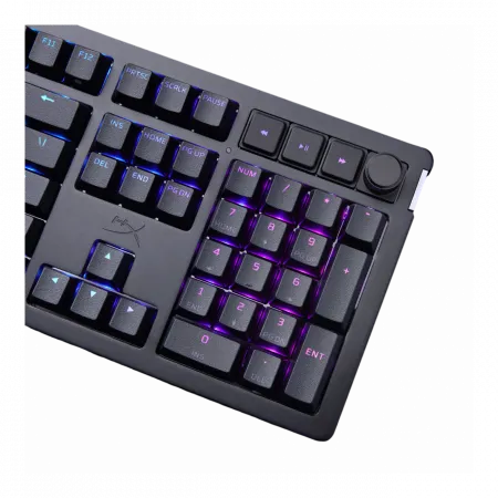 Клавіатура механічна HyperX Alloy Rise 106key, Red, USB-A, EN/UA, RGB, чорний