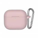 Чохол Blueo Liquid Silicone Case+Carbine для AirPods 4 Pink