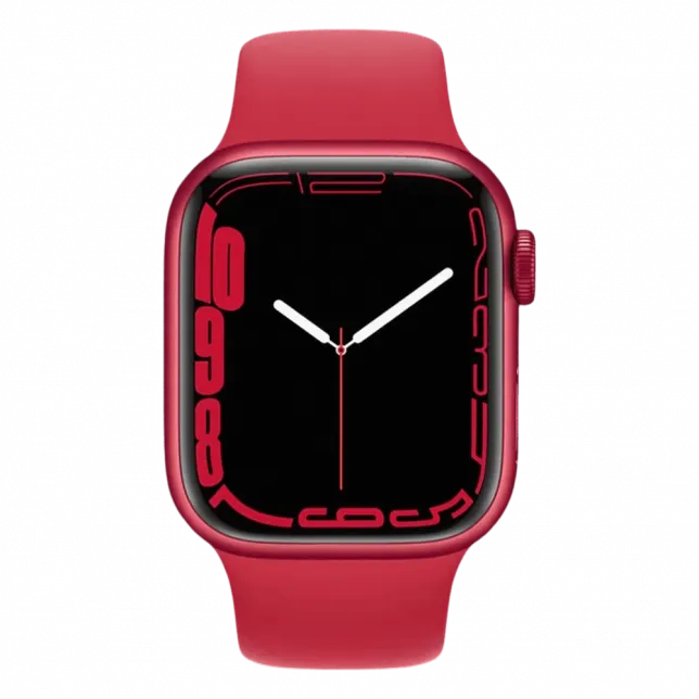 б/у Apple Watch Series 7 GPS 41mm (PRODUCT)RED Aluminum Case with (PRODUCT)RED Sport Band (MKN23)