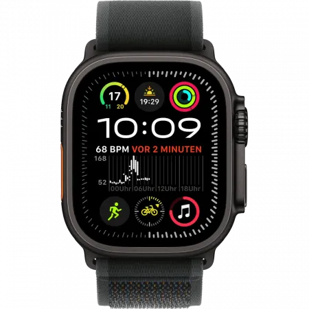 б/у Apple Watch Ultra 2 GPS + LTE 49mm Black Titanium Case with Black Trail Loop - M/L