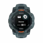 Смарт-годинник Garmin Instinct 3 45 мм, Solar Twilight сірий з Twilight сірим силіконовим ремінцем