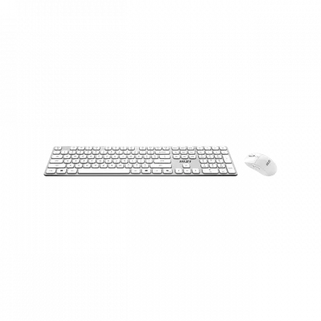 Комплект клавіатура та миша MSI FORGE K210 W COMBO WHITE UA, Wireless