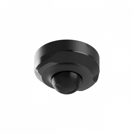 IP-Камера дротова Ajax DomeCam Mini, 8мп, 2.8мм, Poe, True WDR, IP 65, ІЧ 30м, аудіо, кут огляду 100° до 110°, міні купольна, чорна