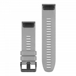 Ремінець QuickFit 26 мм, Powder Grey сірий силіконовий (комплект з трьох частин)
