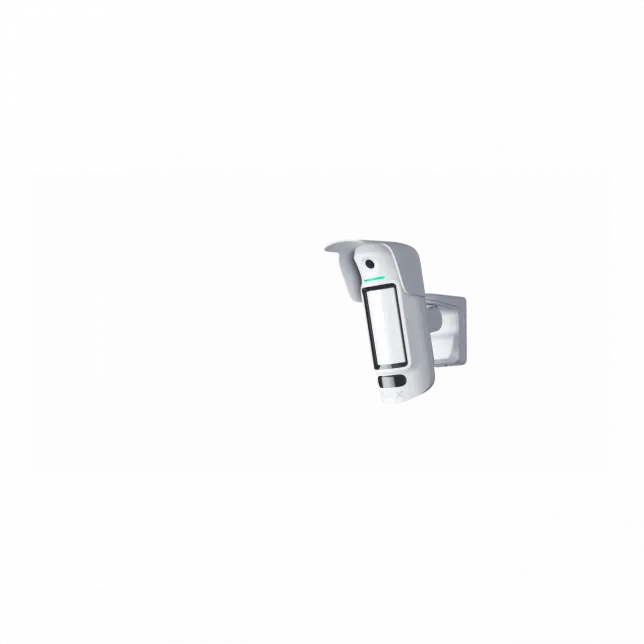 Датчик руху вуличний типу "штора" з фотоверифікацією Ajax CurtainCam Outdoor HighMount PhOD, Jeweller, бездротовий, білий, 142717.359.WH1