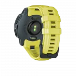 Смарт-годинник Garmin Instinct E 45 мм Electric Lime жовтий з Electric Lime жовтим силіконовим ремінцем