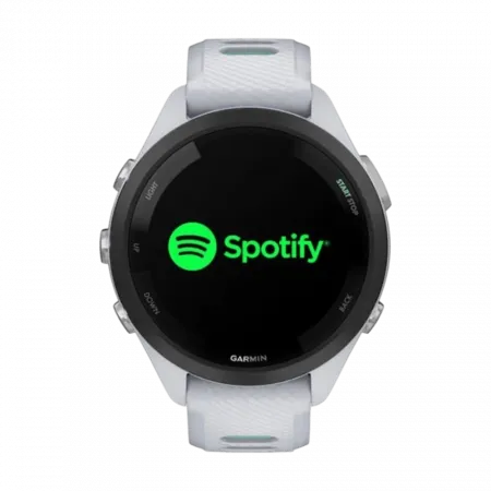 Смарт-годинник Garmin Forerunner 265S з Whitestone корпусом та Whitestone/Neo Tropic білим силіконовим ремінцем