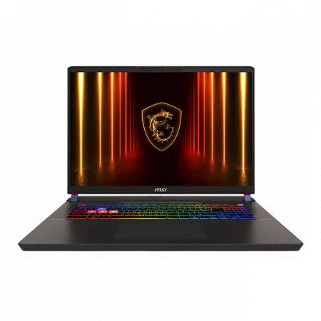 Ноутбук MSI Vector 17 HX AI A2XWHG-044XUA 17" QHD+, Intel U9-275HX, 32GB, F2TB, NVD5070TI-12, DOS, чорний