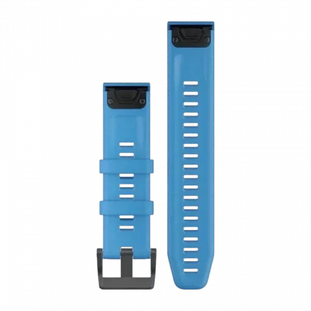 Ремінець QuickFit 22 мм, Cyan Blue блакитний силіконовий