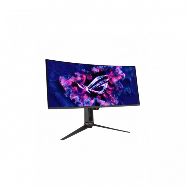 Монітор Asus 34" ROG Swift OLED PG34WCDN 2xHDMI, DP, USB-C, 3xUSB, Audio, QD-OLED, 3440x1440, 21:9, 360Hz, 0.03ms, DCI-P3 99%, CURVED, G-SYNC, FreeSync, HAS, HDR500