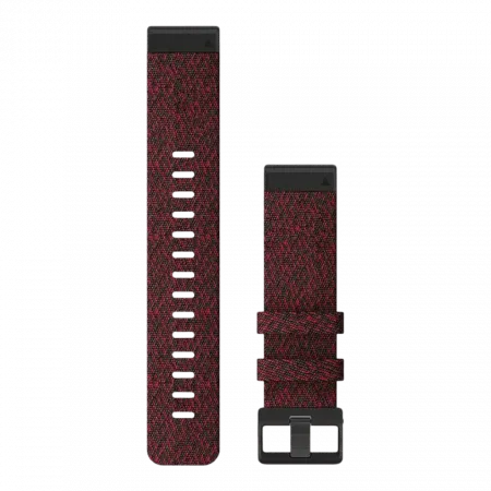 Ремінець QuickFit 22 мм, Heathered Red червоний нейлоновий