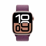 б/у Apple Watch Series 10 GPS 42mm Rose Gold Aluminum Case with Plum Sport Loop