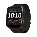 Смарт-годинник Garmin Venu X1 Black з титановим Slate корпусом та чорним нейлоновим ремінцем ComfortFit