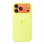 Чохол Apple Silicone Case with Magsafe для iPhone 17 Pro (Neon Yellow)