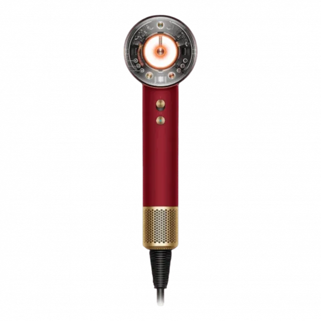 Фен Dyson Supersonic HD16 Nural Straight+Wavy (Velvet Red/Gold)