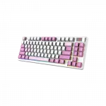 Клавіатура механічна MSI FORGE GK600 TKL W VIOLET UA 83key, mechanical Linear, USB-A, Wireless, Bluetooth, EN/UKR/RU, RGB, фіолетовий