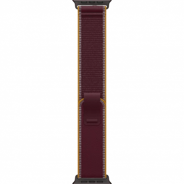 Apple Watch Ultra 4 GPS + LTE 49mm Black Titanium Case with Burgundy Trail Loop - M/L (MJC44)