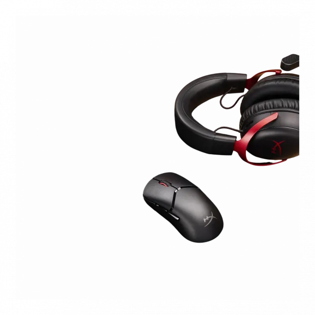 Миша HyperX Pulsefire SAGA PRO, RGB, USB-A/WL/BT, чорний