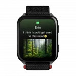 Смарт-годинник Garmin Venu X1 Black з титановим Slate корпусом та чорним нейлоновим ремінцем ComfortFit