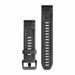 Ремінець QuickFit 20 мм, Graphite темно-сірий силіконовий