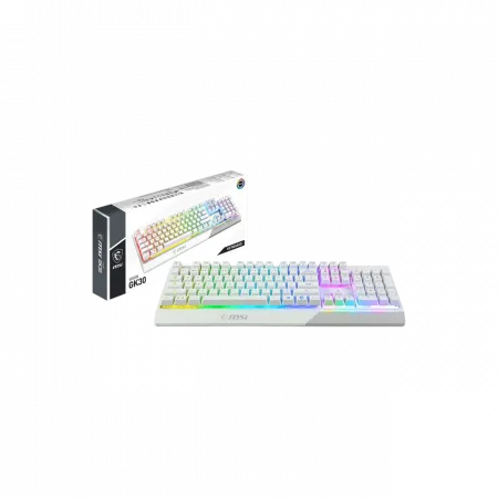 Геймерська клавіатура MSI Vigor GK30 WHITE UA, білий