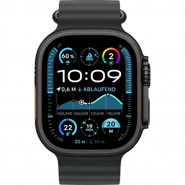 б/у Apple Watch Ultra 2 GPS + LTE 49mm Black Titanium Case with Black Ocean Band