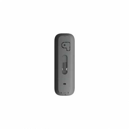 Відеодзвінок Ajax Doorbell, універсальне встановлення, 4 мп, 155° вертикальний 90° горизонтальний, іч 6м, дальнісь виявлення руху 4м, штучний інтелект, wi-fi, grey