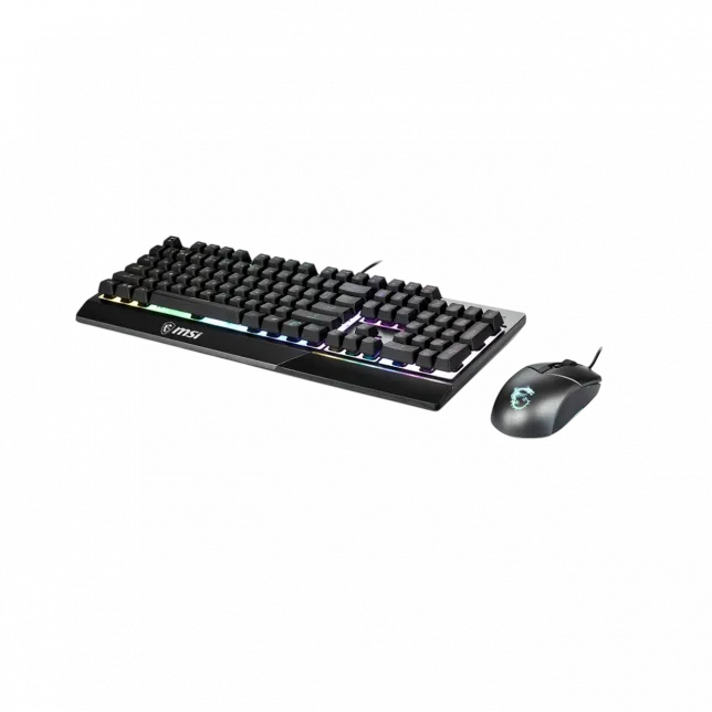 Комплект клавіатура та миша MSI Vigor GK30 COMBO UA USB, EN/UKR/RU, RGB, чорний