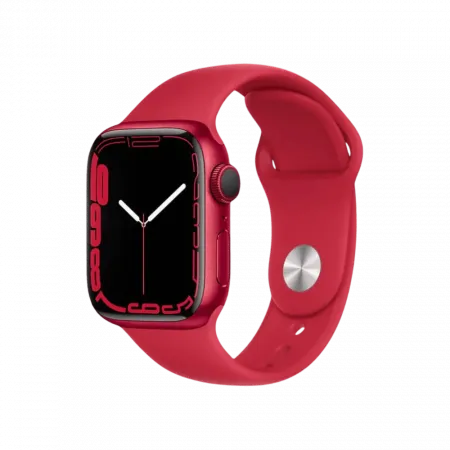б/у Apple Watch Series 7 GPS 41mm (PRODUCT)RED Aluminum Case with (PRODUCT)RED Sport Band (MKN23)