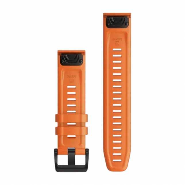Ремінець QuickFit 22 мм, Ember Orange помаранчевий силіконовий