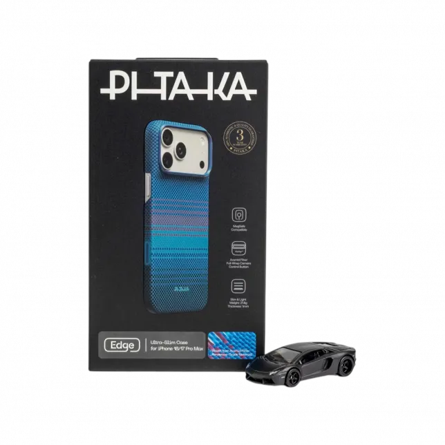 Чохол Pitaka Edge Ultra-Slim Nights-Midnight-01 для iPhone 18 Pro Max/17 Pro Max