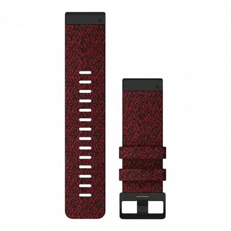 Ремінець QuickFit 26 мм, Heathered Red червоний нейлоновий