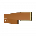Ремінець Whoop LeatherLuxe Tapered Band для Whoop 5.0 Camel with Gold (S/M)