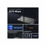 Маршрутизатор TP-LINK Archer BE220 BE3600, 4xGE LAN, 1xGE WAN, MESH