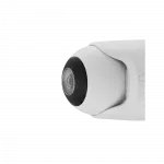 IP-Камера дротова Ajax TurretCam, 5мп, 4мм, Poe, True WDR, IP 65, ІЧ 35м, аудіо, кут огляду 75°до 85°, купольна, біла