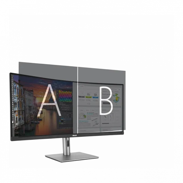 Монітор Asus 34.1" ProArt PA34VCNV 2xHDMI, 2xDP, USB-C, 2xUSB, RJ-45, MM, IPS, 3440x1440, 21:9, sRGB 100%, CURVED, AdaptiveSync, HAS, HDR10