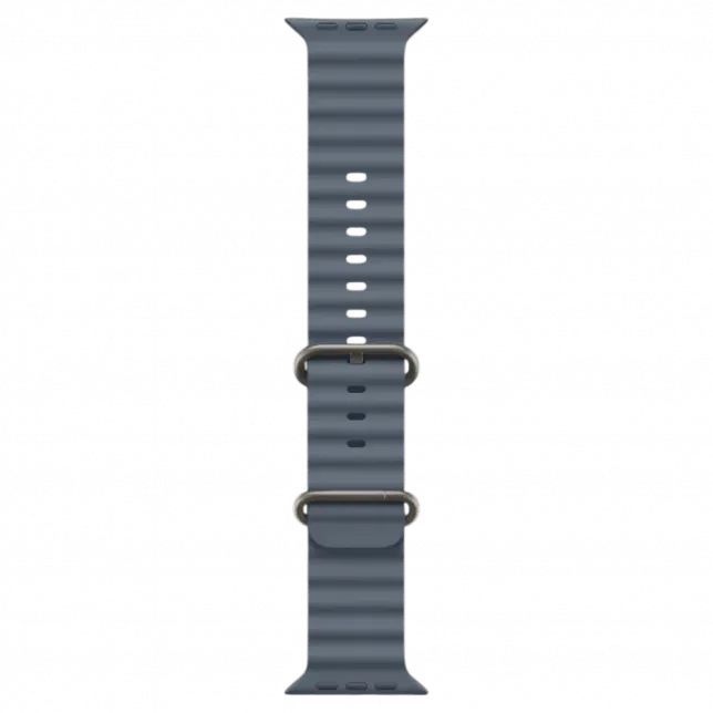 Apple Watch Ultra 3 GPS + LTE, 49mm Natural Titanium Case with Anchor Blue Ocean Band