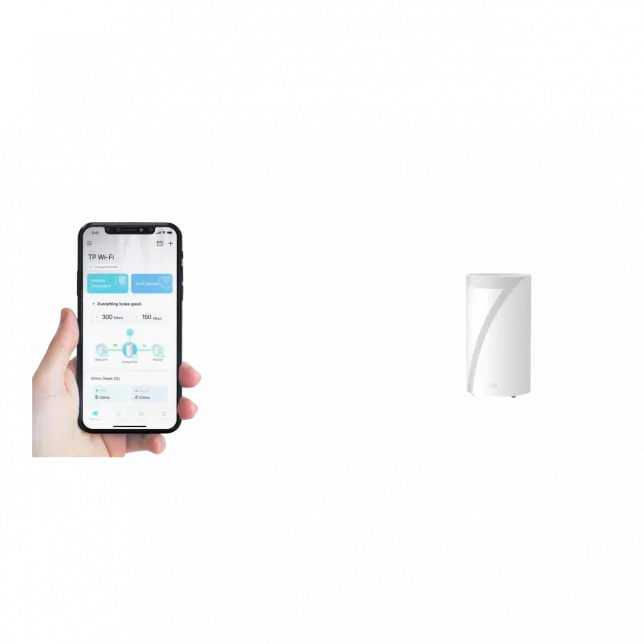 Система WiFi-Mesh TP-LINK Deco BE85 BE22000, 2x2.5GE LAN, 1x10GE WAN, 1xSFP+, 1xUSB 3.0, 2мод
