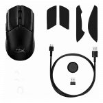 Миша HyperX Pulsefire Haste 2 mini, RGB, USB-A/WL/BT, чорний