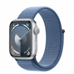 б/у Apple Watch Series 9 GPS 45mm Silver Aluminum Case with Winter Blue Sport Loop