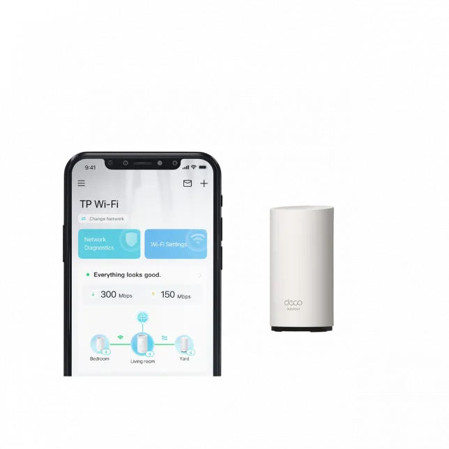 Система WiFi-Mesh TP-LINK Deco BE25 BE5000, 2x2.5GE LANWAN,  1мод, зовнішня