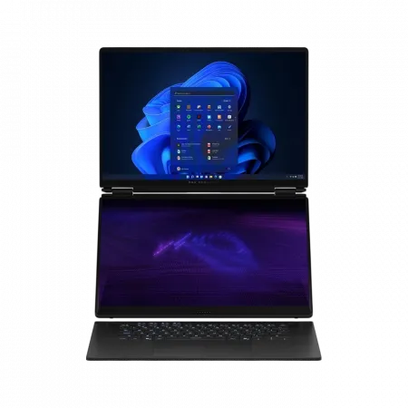 Ноутбук ASUS ROG Zephyrus Duo 16 GX651AX-SR100X 16" 3K Touch OLED, Intel Ultra 9 386H, 64GB, F2TB, NVD5090-24, noOS, Сірий