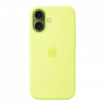 Чохол Apple Silicone Case with Magsafe для iPhone 17 (Neon Yellow)