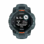 Смарт-годинник Garmin Instinct 3 45 мм, Solar Twilight сірий з Twilight сірим силіконовим ремінцем